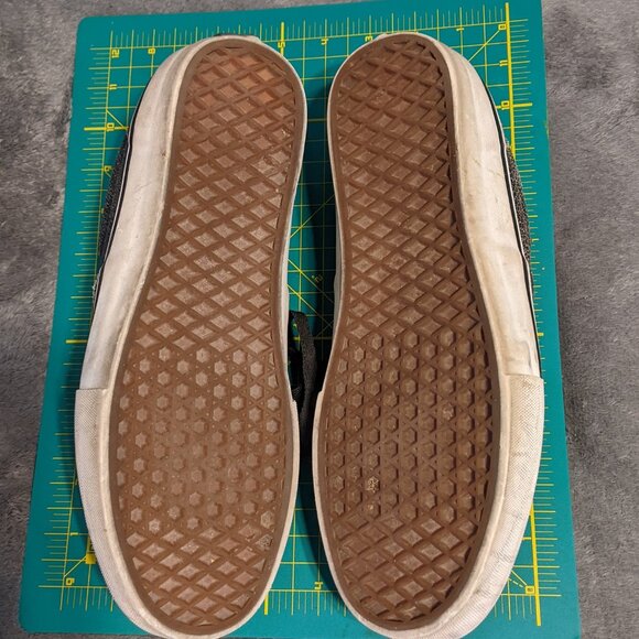 Vans Black cracked Leather size 8.5 - Picture 7 of 9